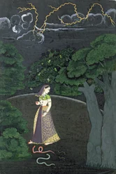 A lady on her way to a tryst, Guler
